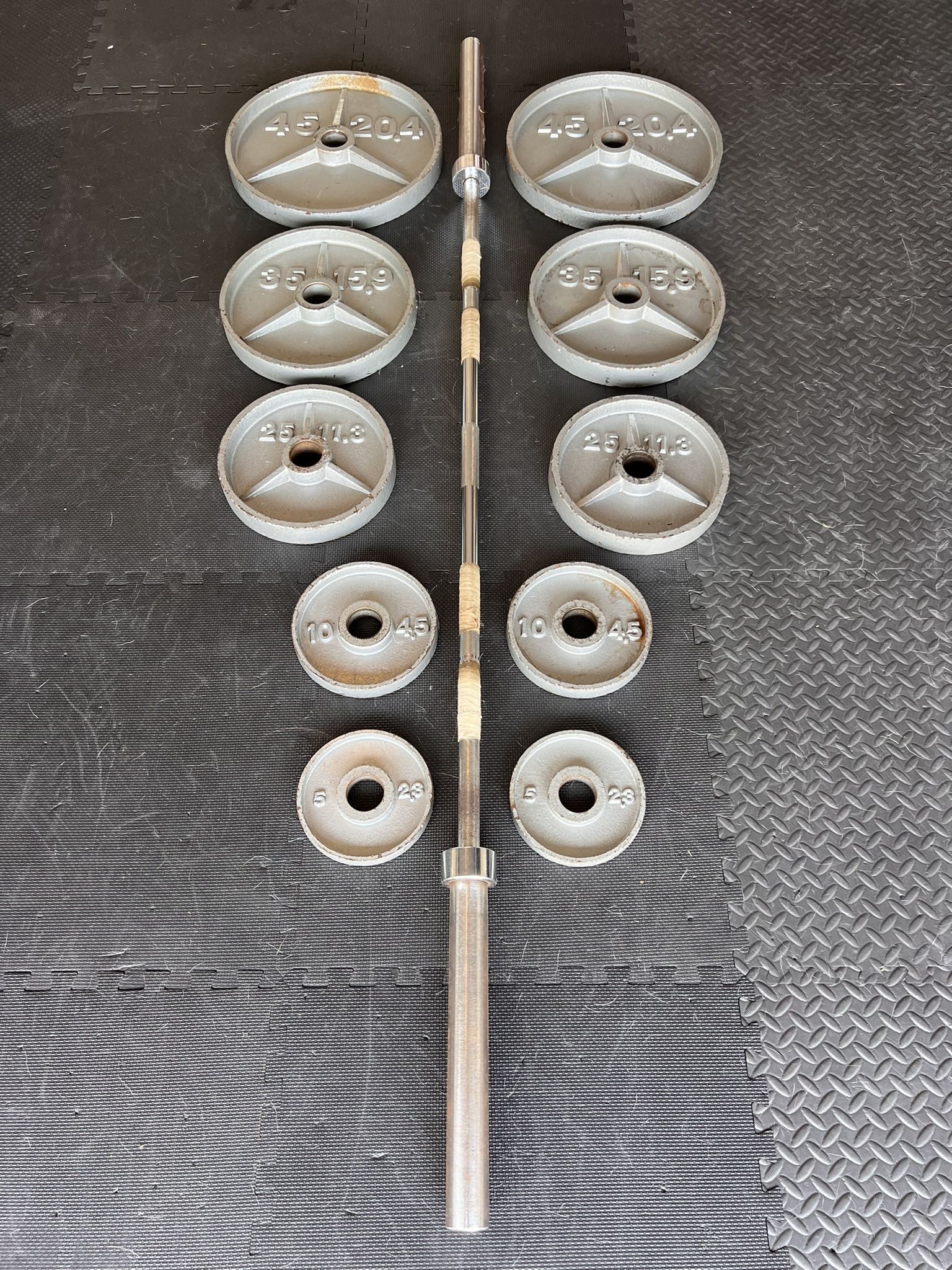 Weights And Barbell