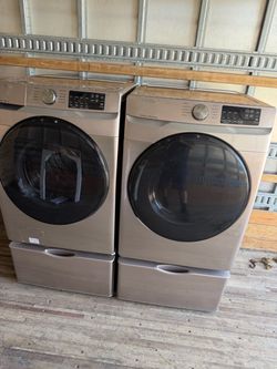 Washer and dryer
