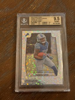 2023 Prizm Flashback Rookie Jahmyr Gibbs No Huddle #7 BGS 9.5