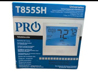 New Pro1 IAQ T855SH Universal Light Commercial or Residential Thermostat