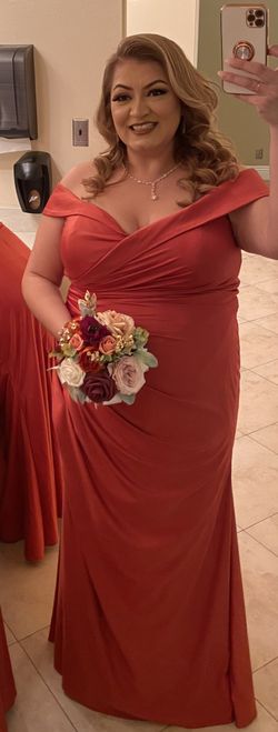 Bridesmaids Dress - Rust Color