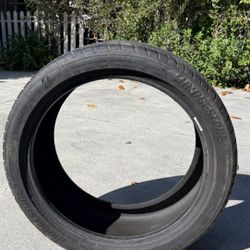 255/40R20 Bridgestone Potenza Sport Tire - Like New