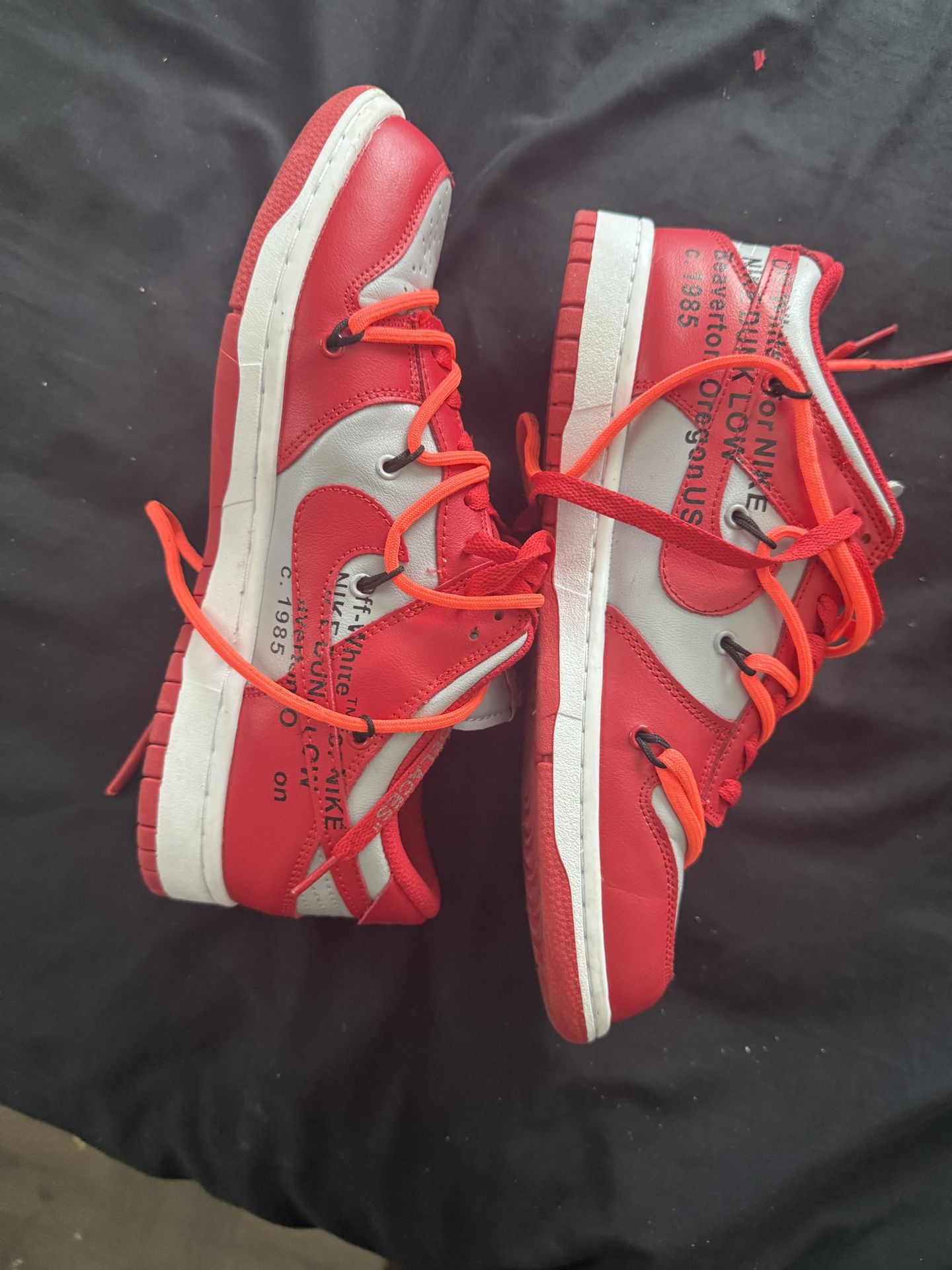 Nike Off-White x Dunk Low 'University Red'