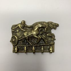 Roman Chariot Key Holder Gold