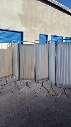 Medical Privacy Screens with Curtains