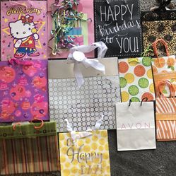 Lot Of 14 Gift Bags