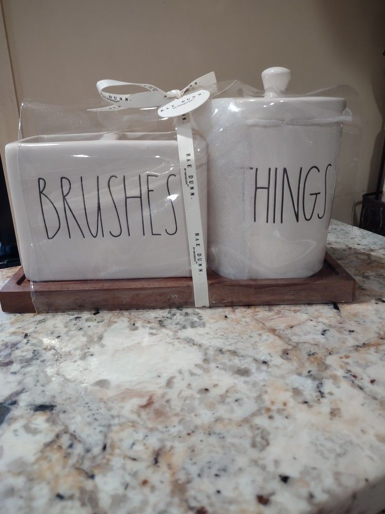 Rae Dunn Bathroom Set