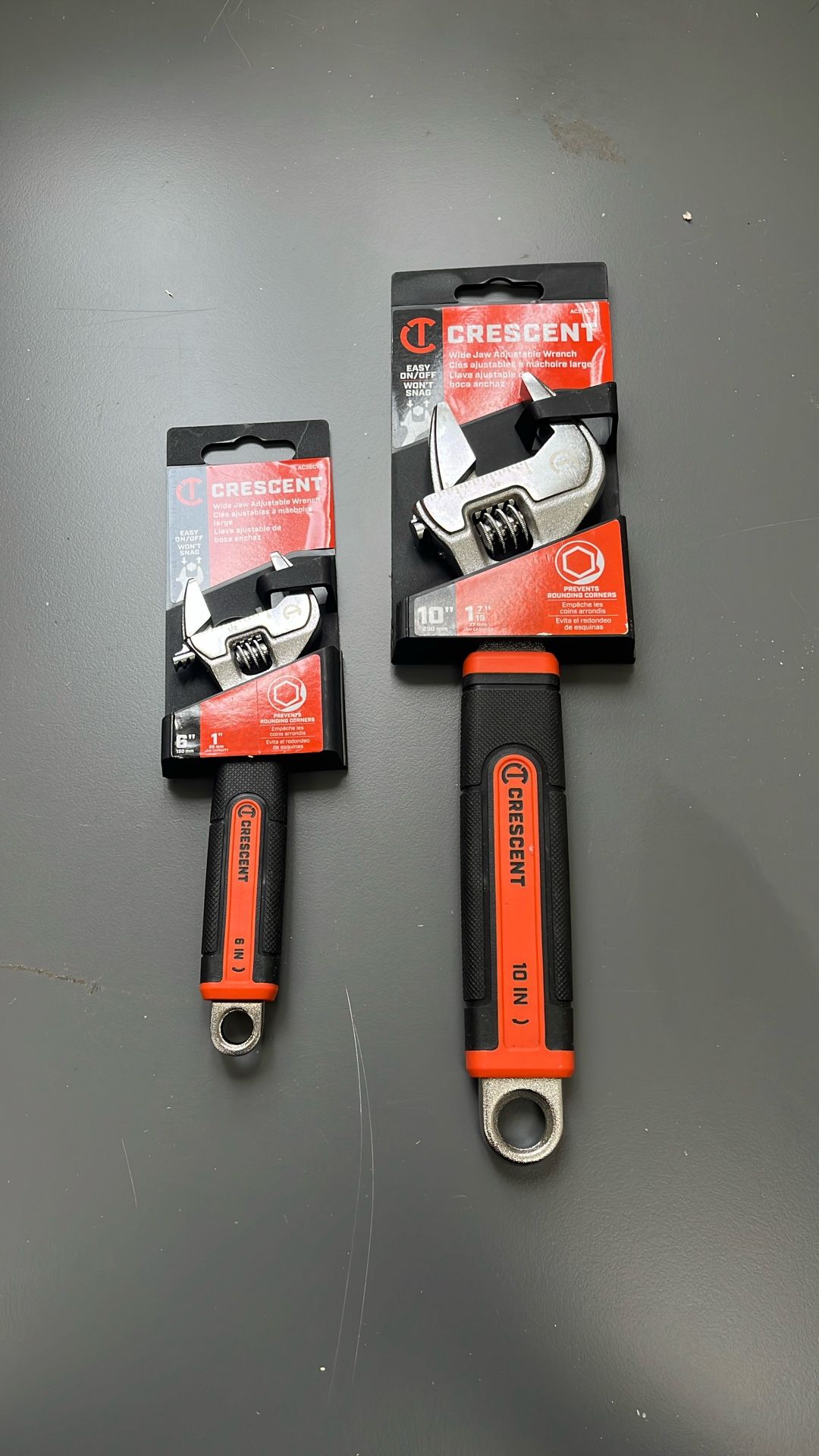 CRESCENT Wide Jaw 6 Inch & 10 Inch 