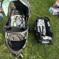 stroller and carseat set 