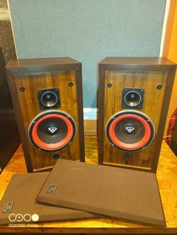 Cervin Vega D1 speakers refurbished vintage stereo