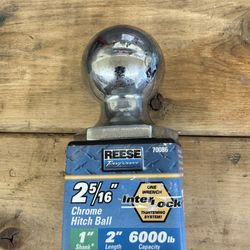 Reese Chrome Hitch Ball 2-5/16” 6000lb