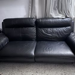 black couch 