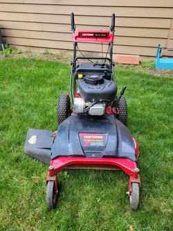 Craftsman 33-inch walk-behind wide-cut mower with a 10.5 HP engine