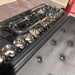 Stanley Socket Wrench Set - Complete in Case