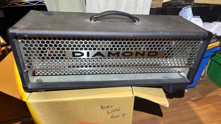 Diamond Spec OP 100 Tube Guitar Amplifier Head Unit Cabinet Only (Empty)