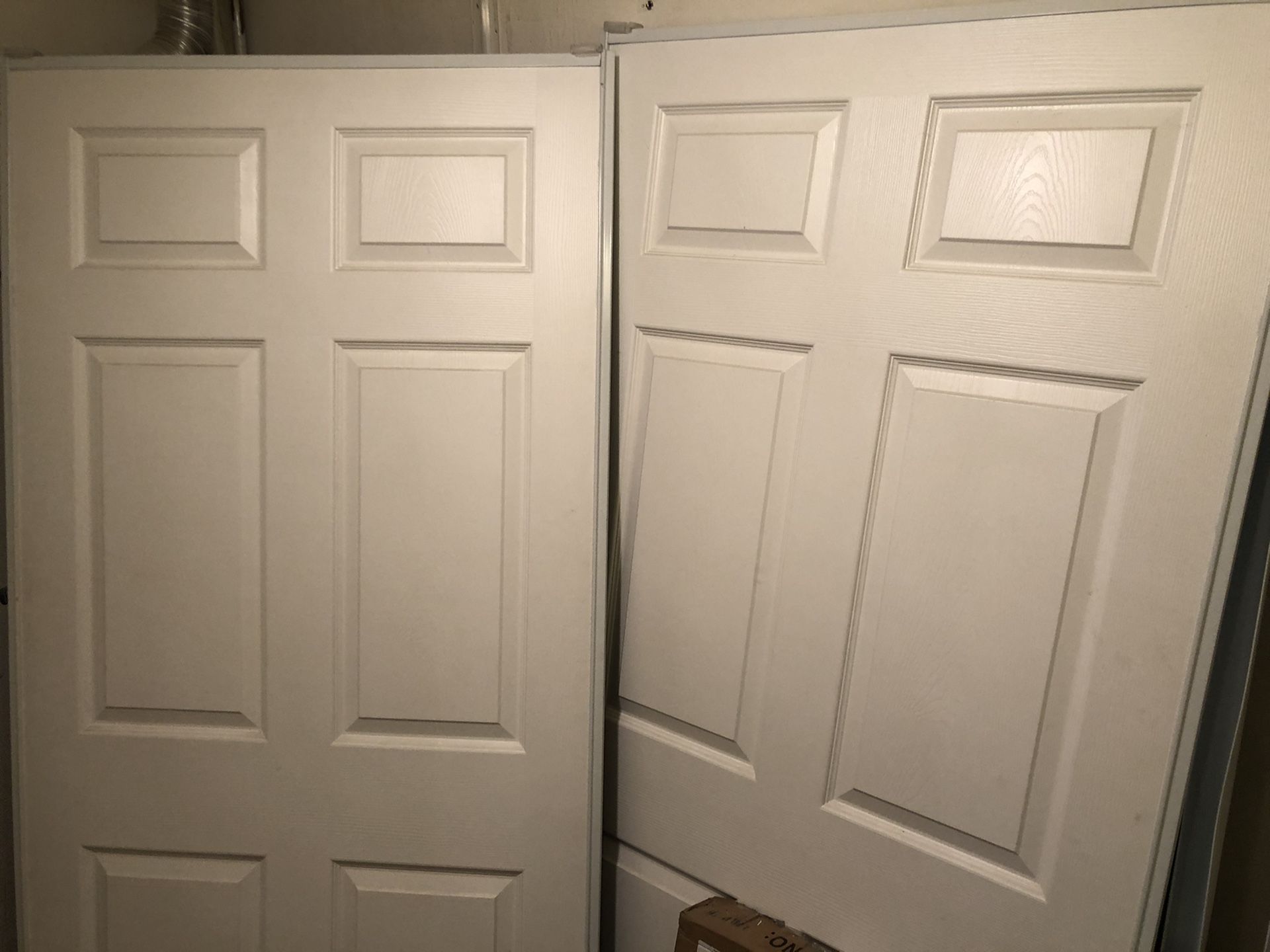 Closet sliding doors (2) 36 5/8 wide 80 1/8 long