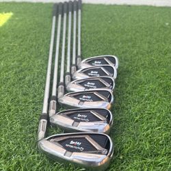 TaylorMade M4 Iron Set 5-9,PW KBS Max Steel Shaft R-Flex