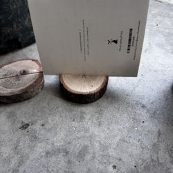 Rustic Wood Place Card Holder