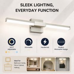 Bar light brushed Nickel,