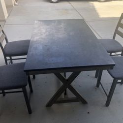 Table And 4 Chairs 