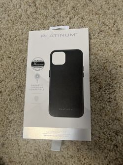 Platinum™ - Horween Leather Case for iPhone 13