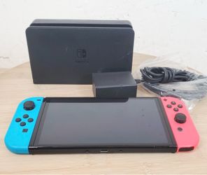 First edition: Nintendo Switch OLED Handheld Red Video Game Console HEG-001