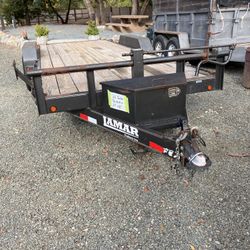 26 foot tilt trailer, equipment hauler