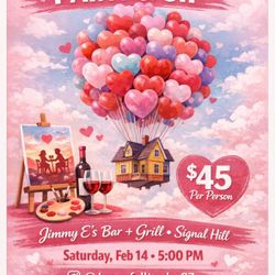 Valentines paint And sip