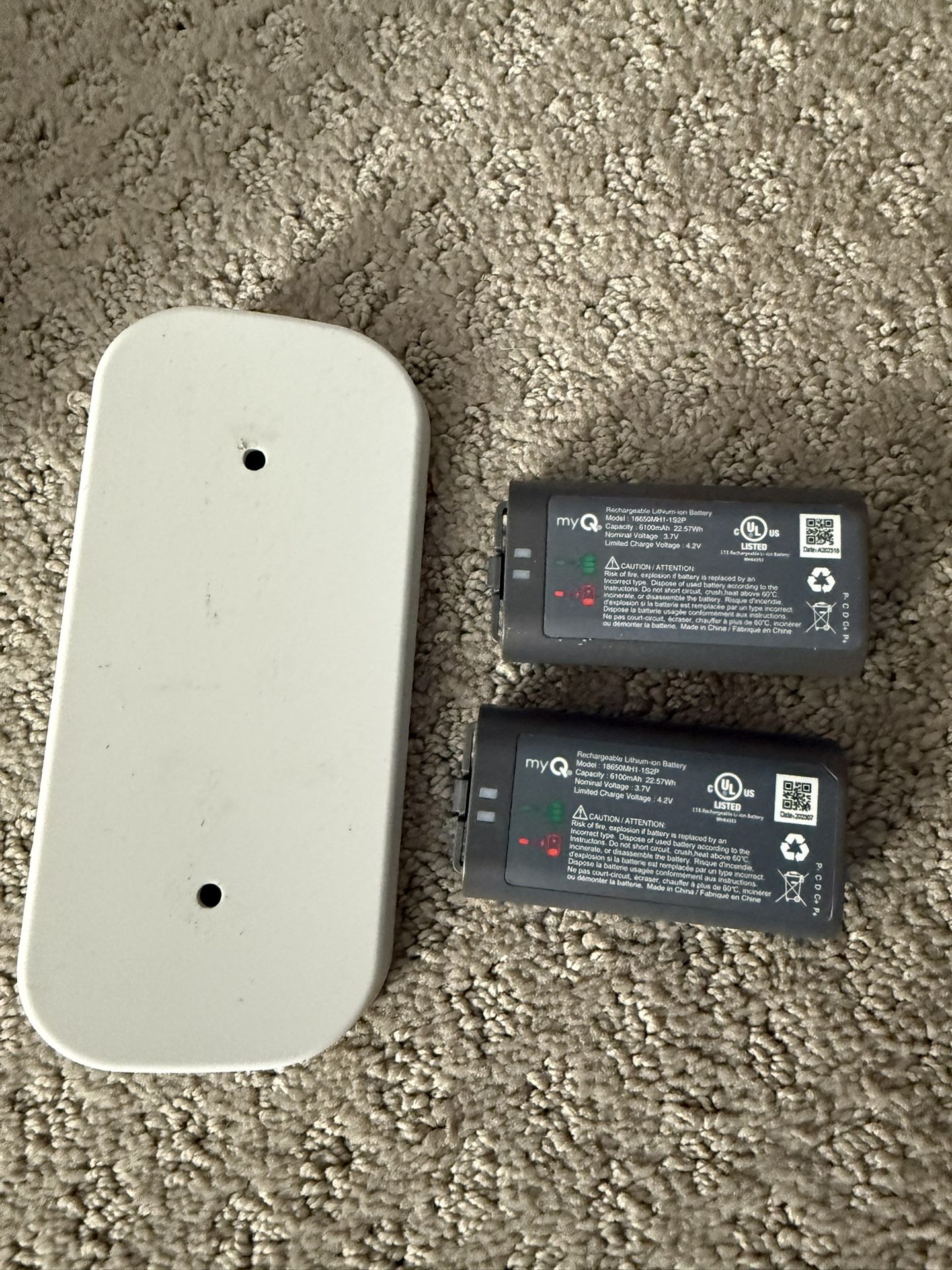 MyQ Smart Garage Video Keypad Battery replacement 