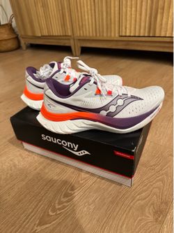 Saucony Endorphin Speed 4 White Violet Size 8W