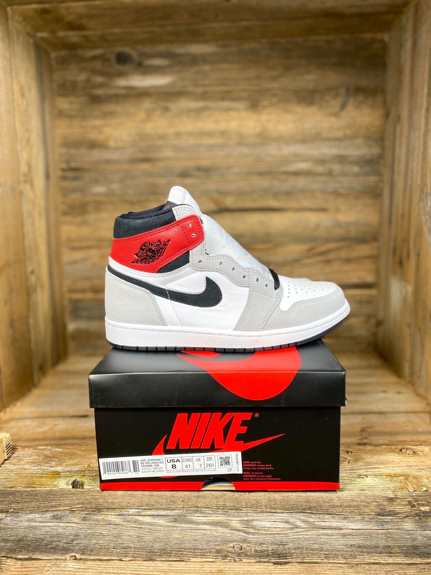 NEW Nike Air Jordan 1 Retro High OG “Light Smoke Grey”
