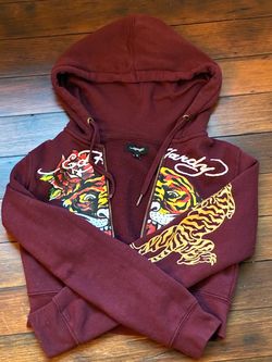 Ed Hardy Red Hoodie - Women’s Size Small