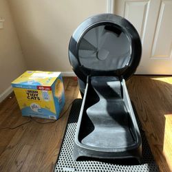 Whisker - Litter-Robot 4 Smart App-Controlled Self-Cleaning Litter Box - Used.