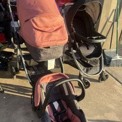 baby strollers and car seat