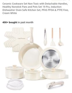 NEW 19PCS CERAMIC COOKWARE SET NON STICK