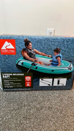 Inflatable raft (no oars)