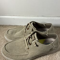 Skechers Men's Tan Boat Shoes Size 10