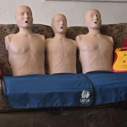 CPR Training Manikins And AED (Difibrillator)