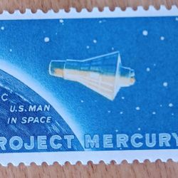4 Cent Stamp Of  SPACE  PROJECT MERCURY 