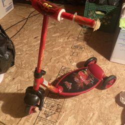 Cars Movie Three Wheeled Scooter