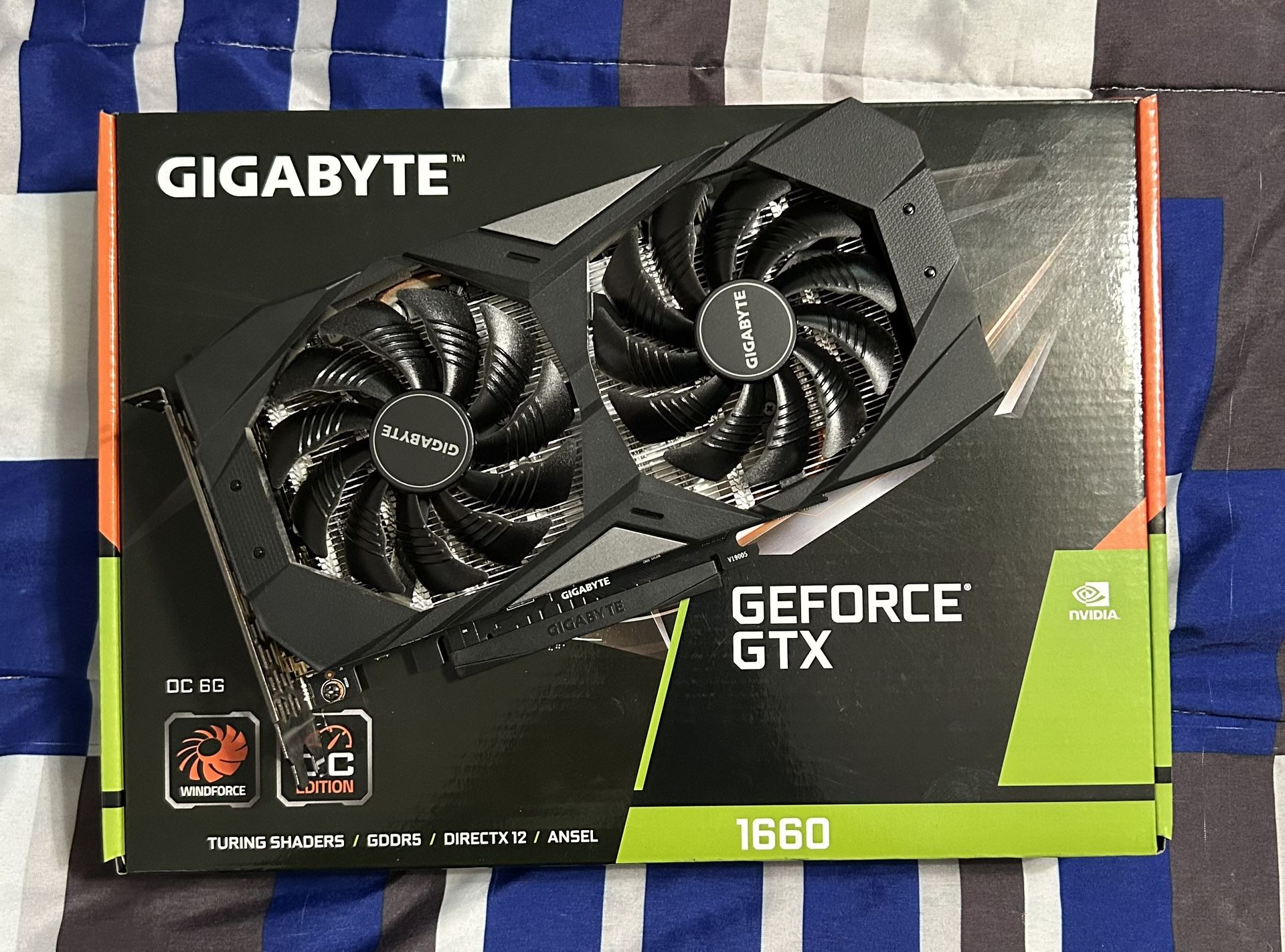Nvidia Gigabyte Geforce GTX 1660 OC 6GB