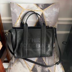 Marc Jacobs The Tote Bag Black Leather