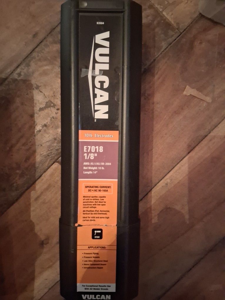 Vulcan 10lb Welding Rods . E7018 1/8