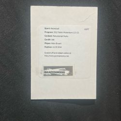 USED Kobe Bryant 2012-13 Panini Momentum Autographs Drive Redemption Card Lakers