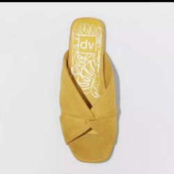 Women's dv Addie Microsuede Knotted Slide Sandals 6.5