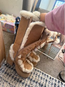 Size 8 demonias camel