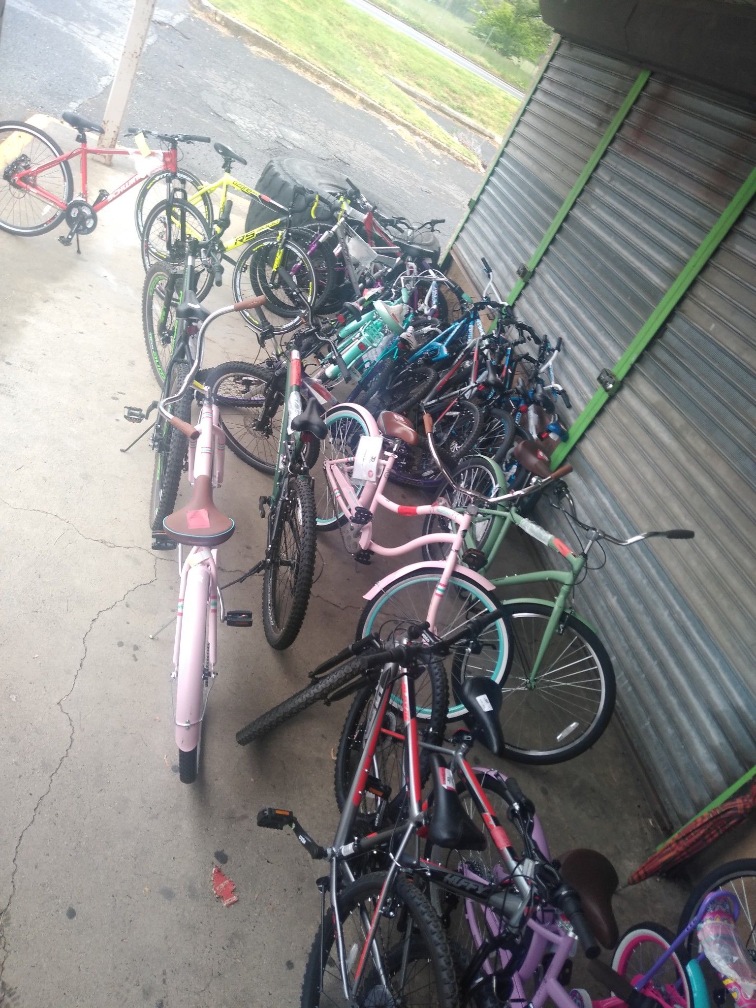 Received a bunch of bikes today will be making appointments kids and adult bikes