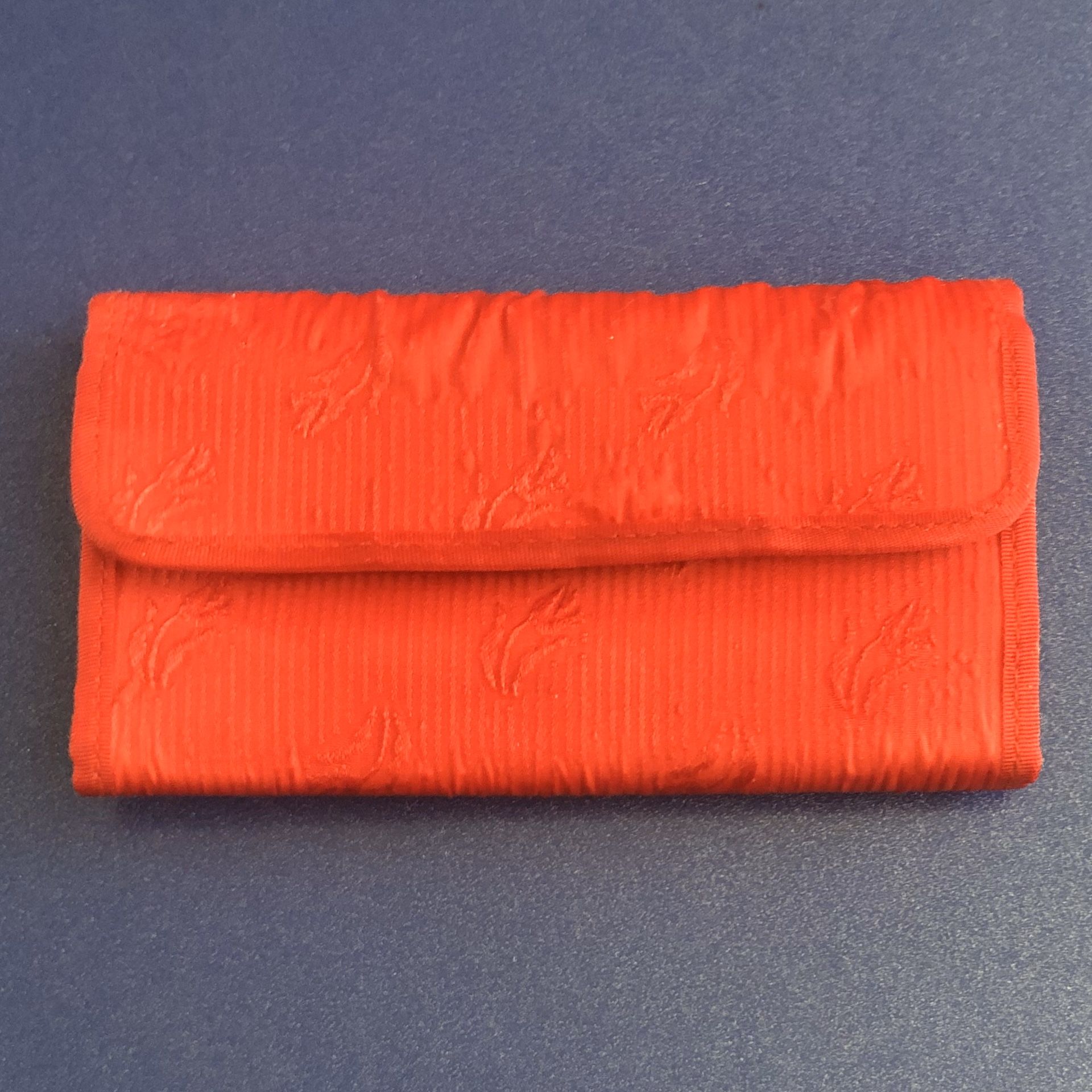 NWOT Red Fabric Wallet Checkbook