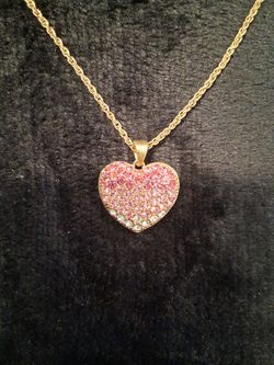 Pink Heart Necklace