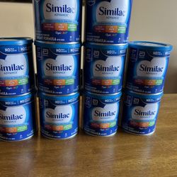 10 Cans Similac Advance Powered  Baby Formula 
